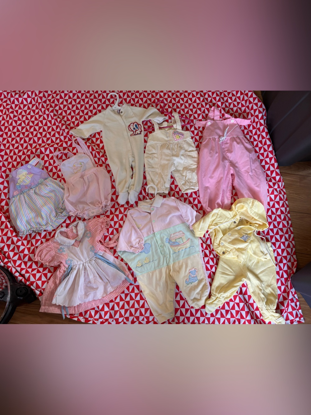 Vintage girls lot newborn to 24 months